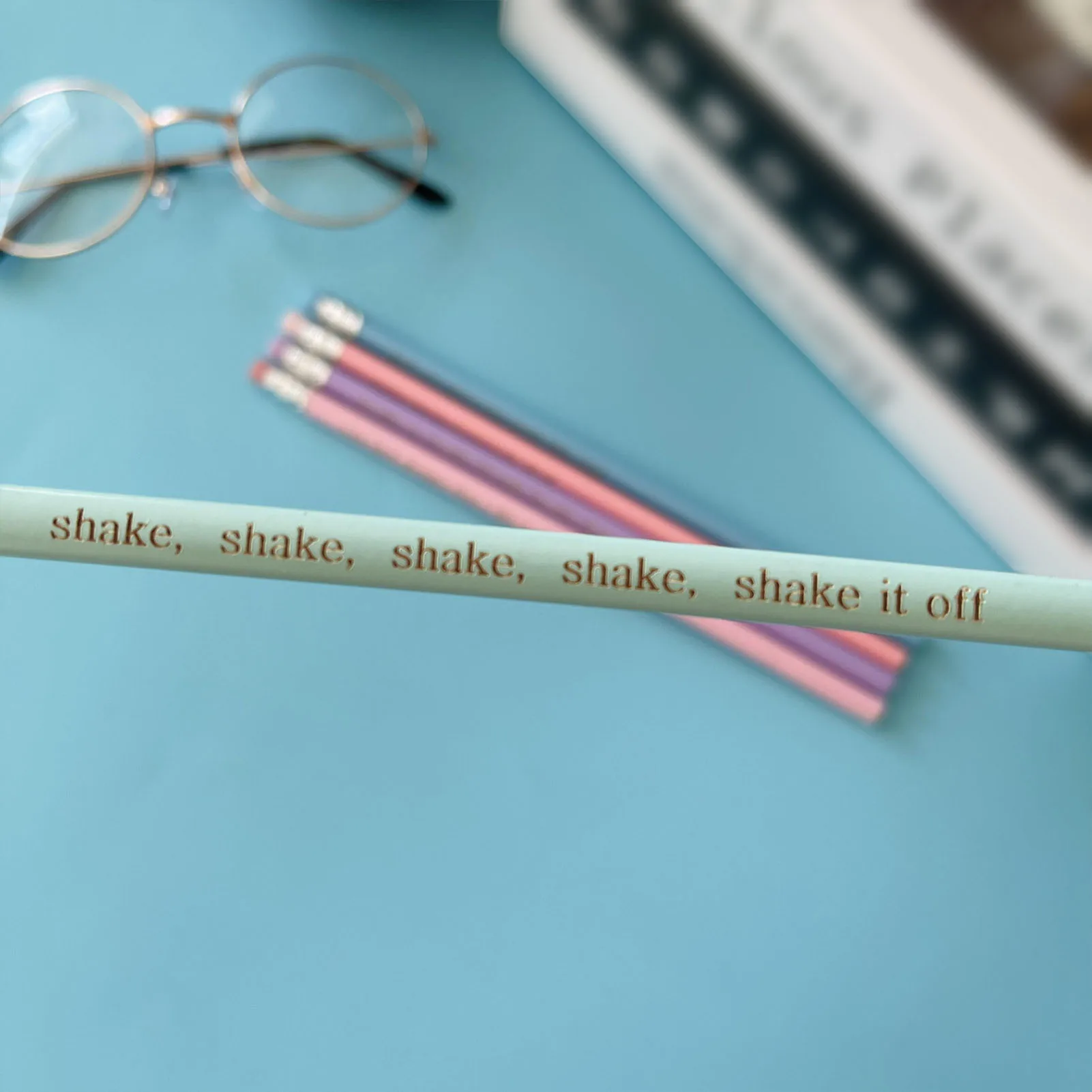 5pcs Inspirational Colorful Pencil Set  Graphite Colorful Pencils Set for School Office Supplies