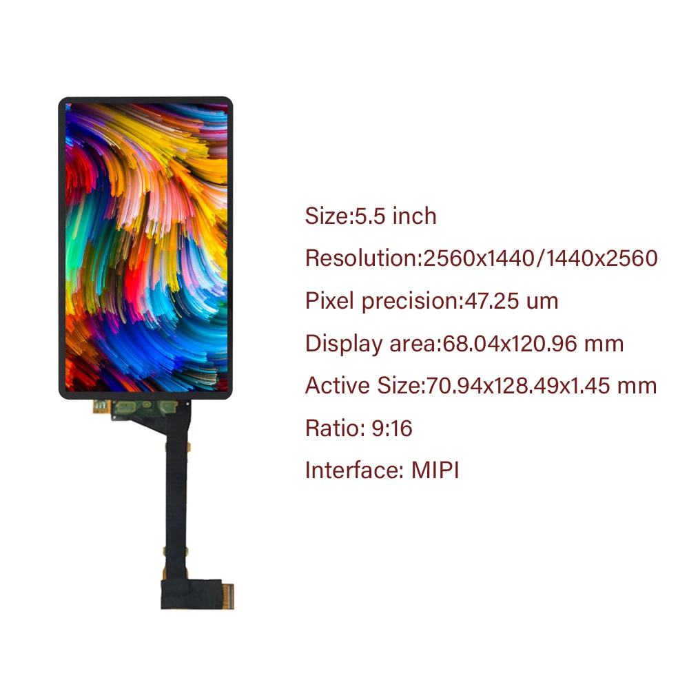 Imagem -01 - Tela Lcd com Vidro para Impressora 3d Anycubic Photon 2k Light Curing Display sem Luz de Fundo 5.5 Ls055r1sx03 tela lcd com vidro para impressora 3d anycubic photon 2k light curing display sem luz de fundo 55 ls055r1sx03 01