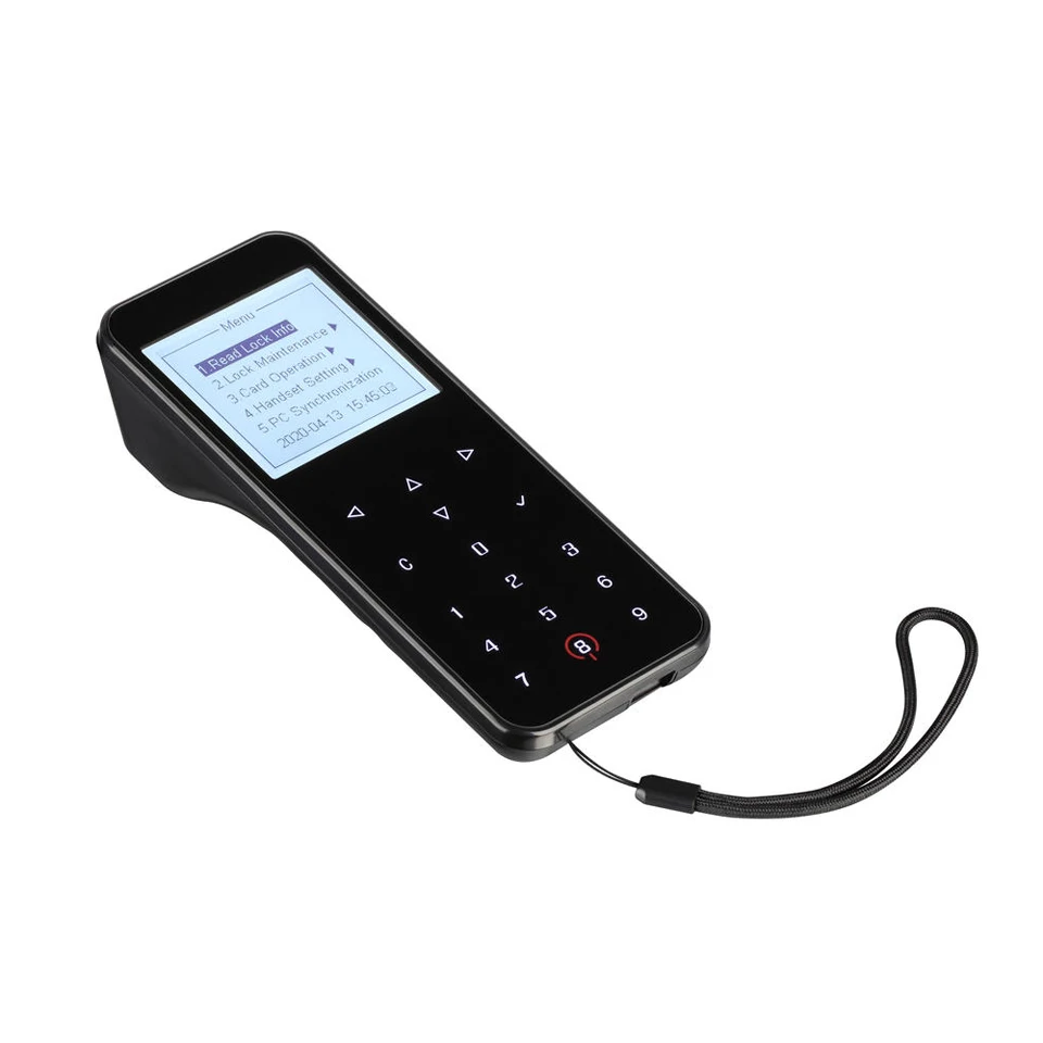Smart Rfid Card Hotel Lock Portable LCD Handset Programming Data Collector Lock PDA For Management Software System