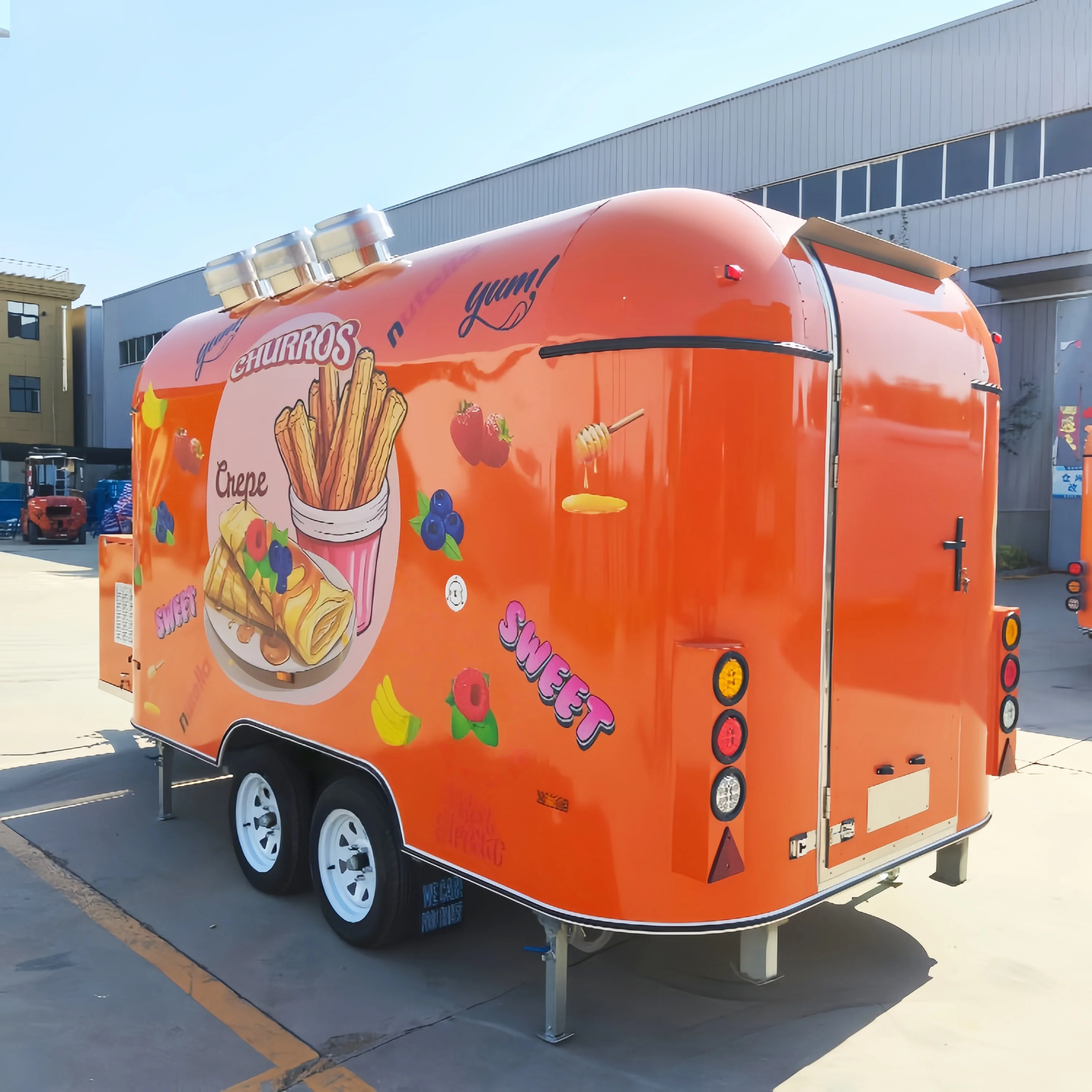 

Fully Equipped Custom Food Truck for Sale Mobile Snack Cart Ice Cream Coffee Truck for Business