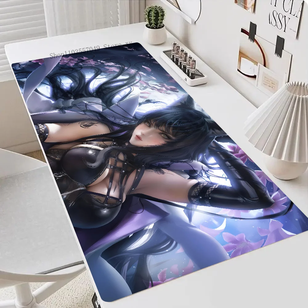 1PC Anime Rwby Blake Belladonna Mouse Mat Desk Mat With Pad Gaming Accessories Prime Gaming XXL Keyboard Pad Padding Mat