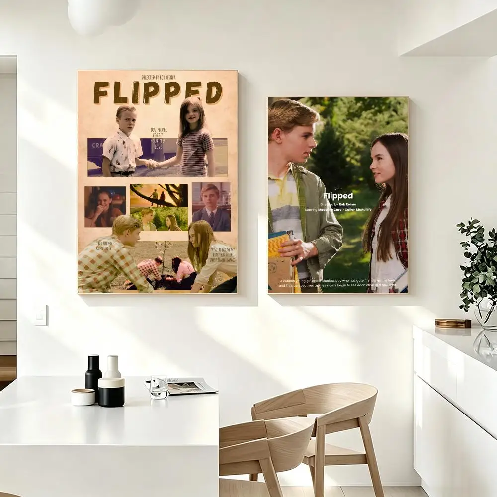 movie Flipped Poster Poster HD Printing Fresh Elegant Style Wall Art Home Decor For Living Room Bedroom Gift