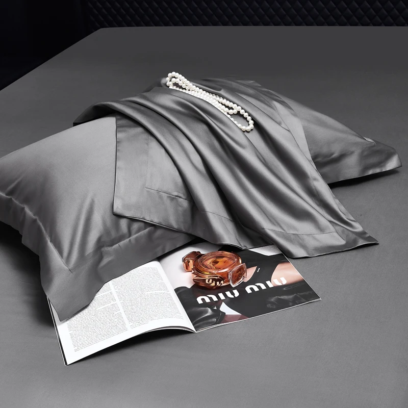 

100 cotton single pillowcase protective cover universal solid color pillowcase bedroom