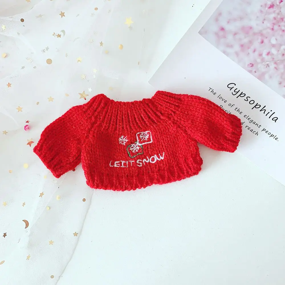 Handmade Kids Gifts Clothes Accessories DIY Makeup Party Doll Wear Doll Clothing Mini Sweater