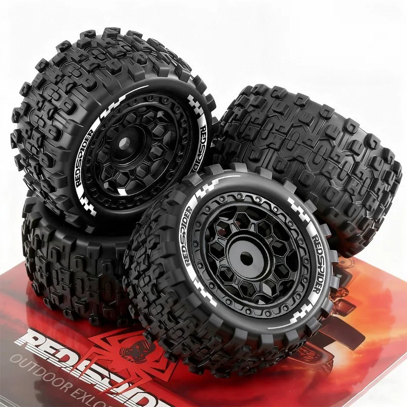 

4Pcs RC Wheels and Tires - Replacement Set for Arrma 1/18 Granite Grom 4X4 RTR - Off-Road Upgrade