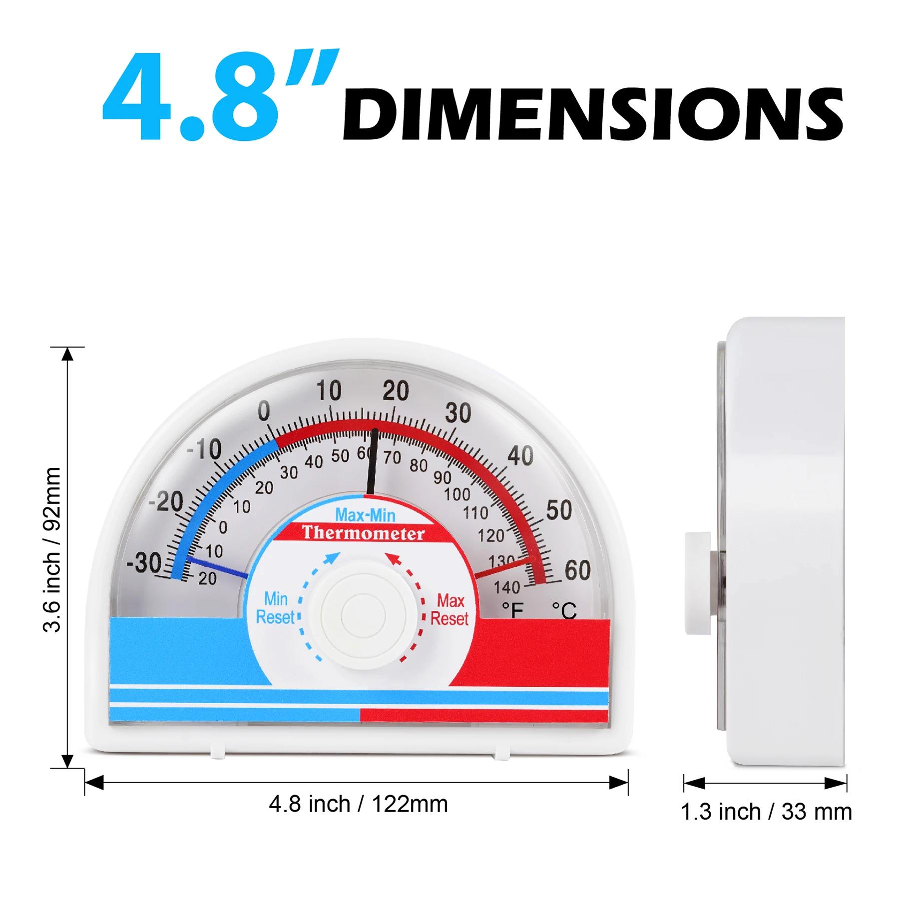 Max-Min Indoor Outdoor Thermom - đánh giá và giá Greenhouse Plastic Film