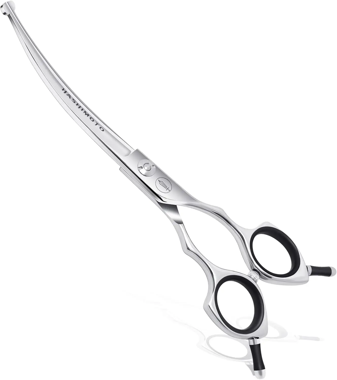 

Dog Grooming Scissors Curved 6.5 inch, Safety Round Tips, Lightweight for Pet Hair Trimming, Professional Grooming Tool