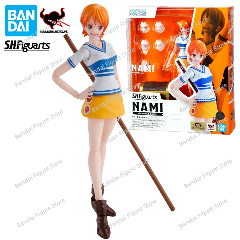 

100% Original In Stock Bandai S.H.Figuarts SHF Nami One Piece Romance Dawn Anime Action Figure Toy Gift Model Collection Hobby