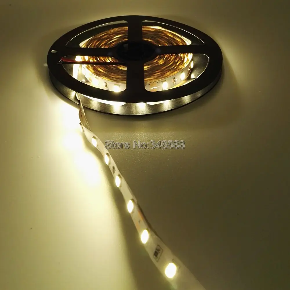 Invoice 5m DC 12V 5730 LED Strip 5630 SMD Flexible LED Strip 60LED/m Warm White Cold White 4000K IP20 IP65Waterproof