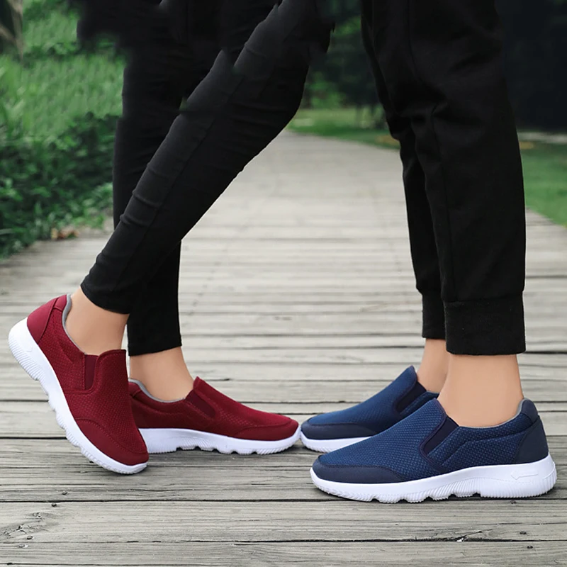 Scarpe vulcanizzate da palestra Scarpe basse da passeggio in rete Sneakers Scarpe casual da donna Calzature da donna traspiranti alla moda Sneaker casual