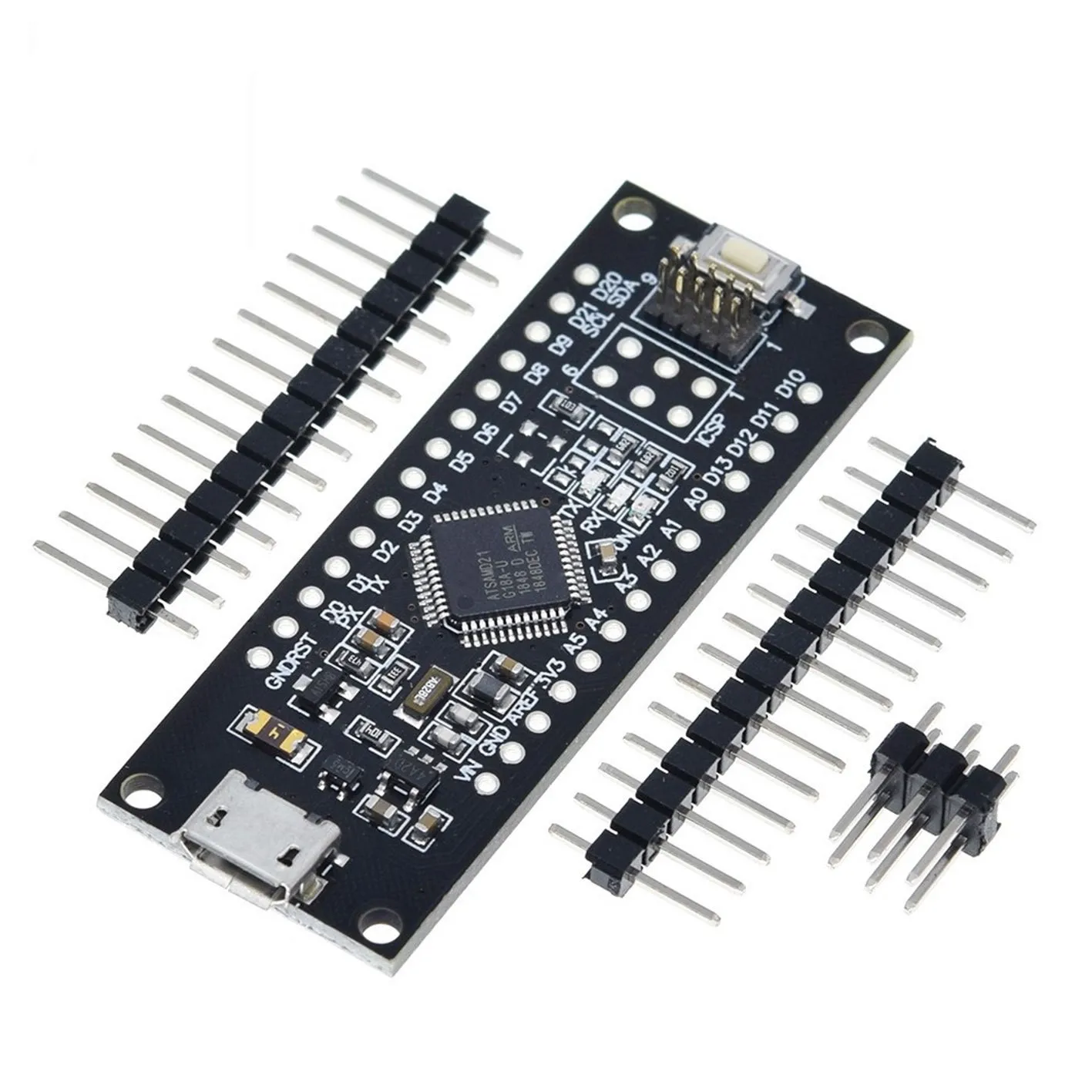 SAMD21 M0-Mini 32-битные контакты ARM Cortex M0 core, неспаянные, совместимые с Arduino Zero Arduino M0 Form Mini