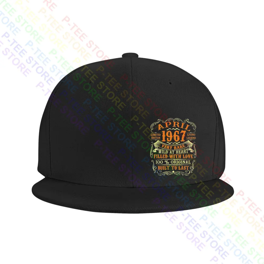 April Vintage 1967 Limited Birthday Baseball Cap Snapback Caps Knitted Bucket Hat