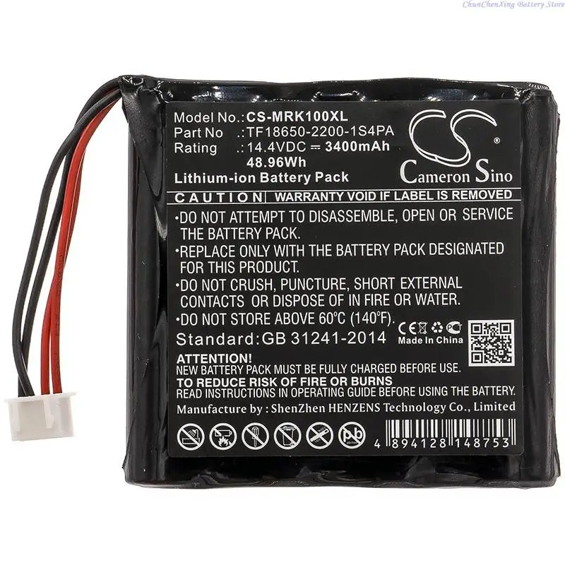 

OrangeYu 3400mAh Battery TF18650-2200-1S4PA for Marshall Kilburn