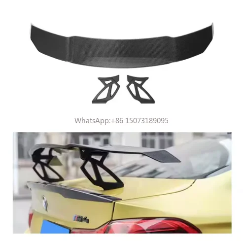

For Sedan F80 M3 F82 M4 Carbon Fiber Rear Wing Spoiler V Style Boot Trunk Spoiler Dry Carbon Fiber Car Spoilers