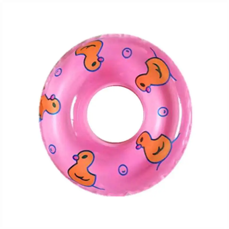 Kids Mini Donuts Swim Ring Bath Toy Summer Fun Swimming Pool Accessory Float Ring Toys For Rubber Ducks Doll Inflatable Bath Toy