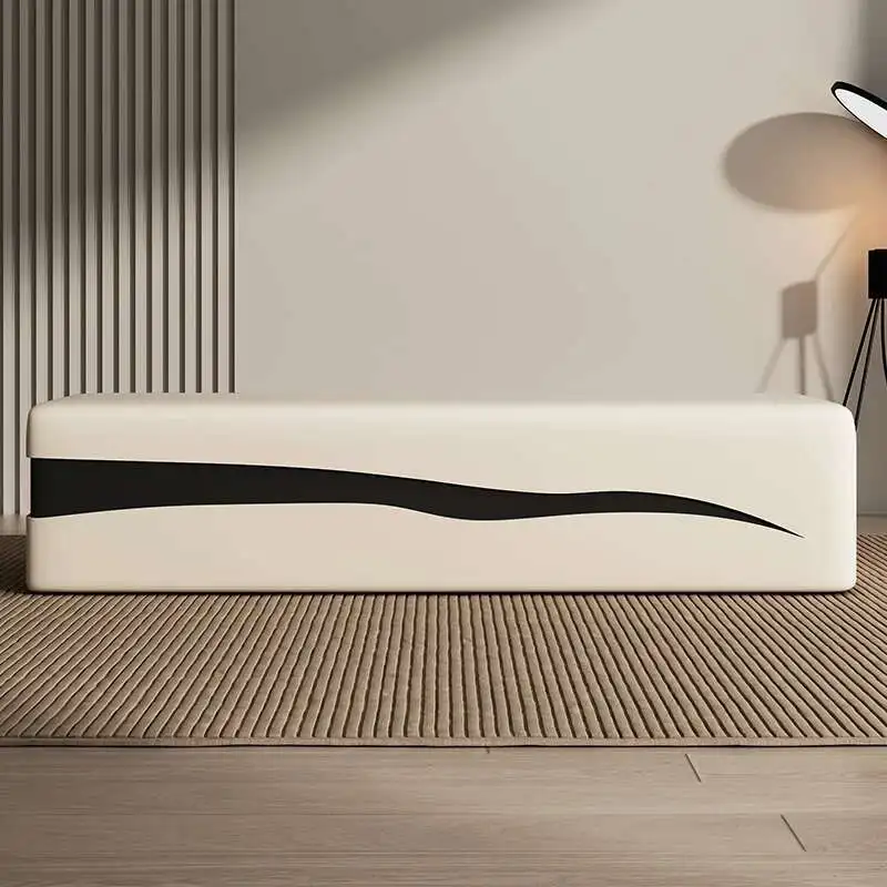 Saving Simplicity Foot Shoe Changing Hallway Stool Luxury Stool White Space Comfort Unique Repose Pied Salon Home Furniture
