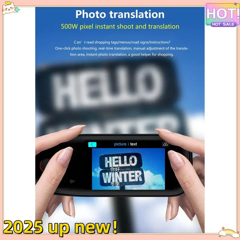 1 Set Intelligent Offline Scanning Translation Pen Intelligent Sweeping Pen Black