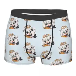 Paimon Chibi Genshin Impact Underpants Homme Panties Men's Underwear Comfortable Shorts Boxer Briefs