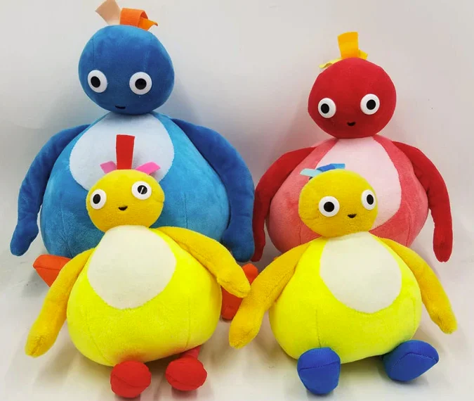 New Cute Cartoon Twirlywoos Bird 3D Eyed Plush Kids Stuffed Animals Toys For Children Gifts