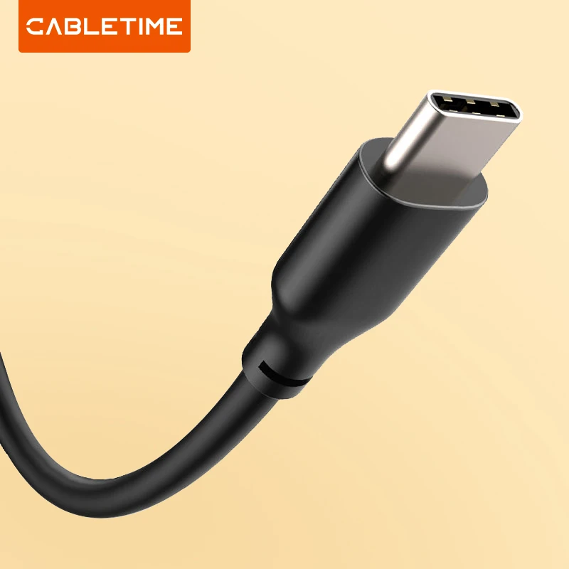 CABLETIME 3A USB C Cable Type C Mobile Phone Cable Android Data Cable Fast Charge for Samsung S10 S9 Xiaomi Redmi Oneplus 7 C276
