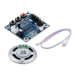 ISD1820 Recording Voice Module Voice Module Recording and Playback Module Board with Microphone 0.5W Speaker