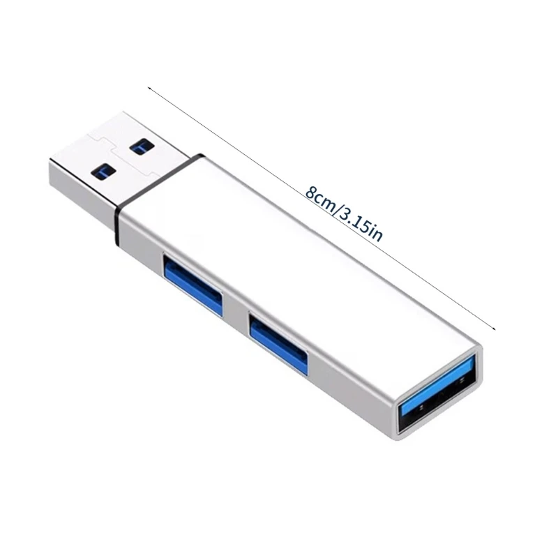 M17B Эффективный концентратор USB 3 порта, концентратор USB3.0 для передачи данных 5 Гбит/с, USB2.0, 480 Мбит/с