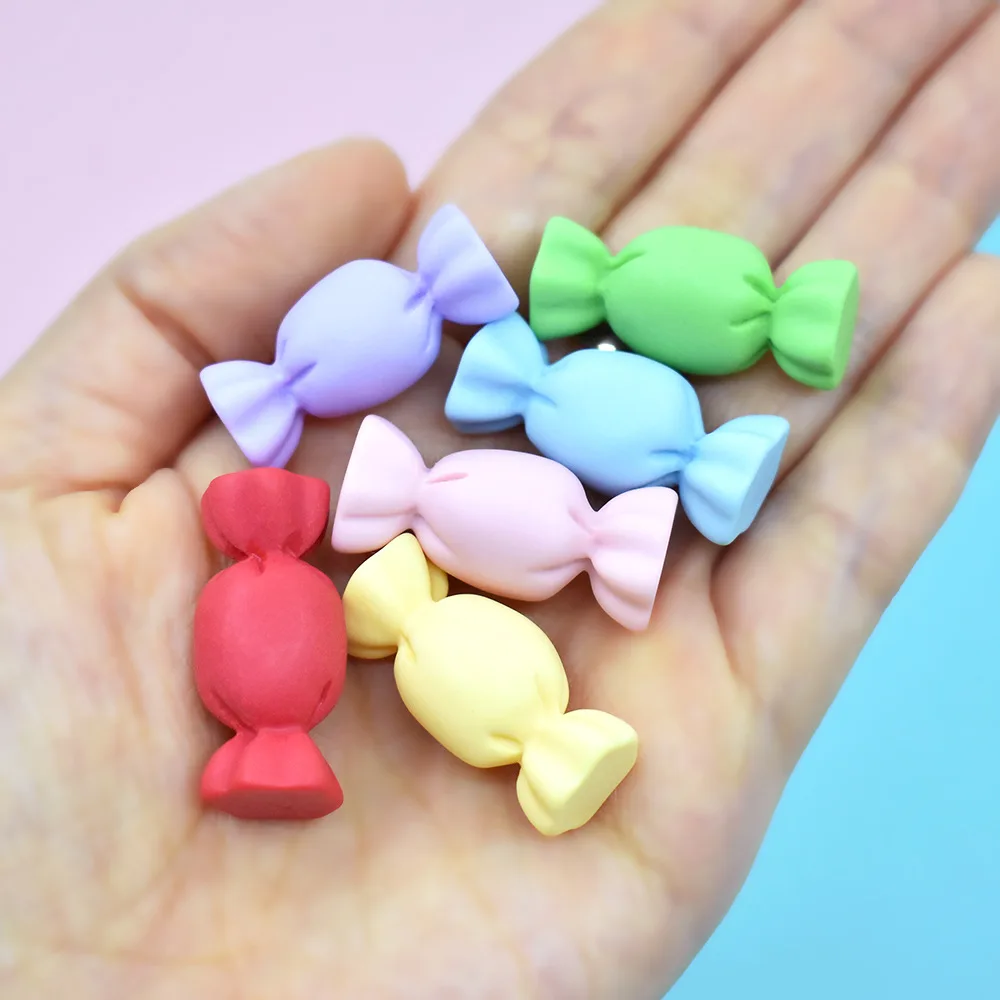Maracoon Resin Candy Decoration,Cabochon Scrapbooking Materials,Flat Back Miniatures,Fake Food