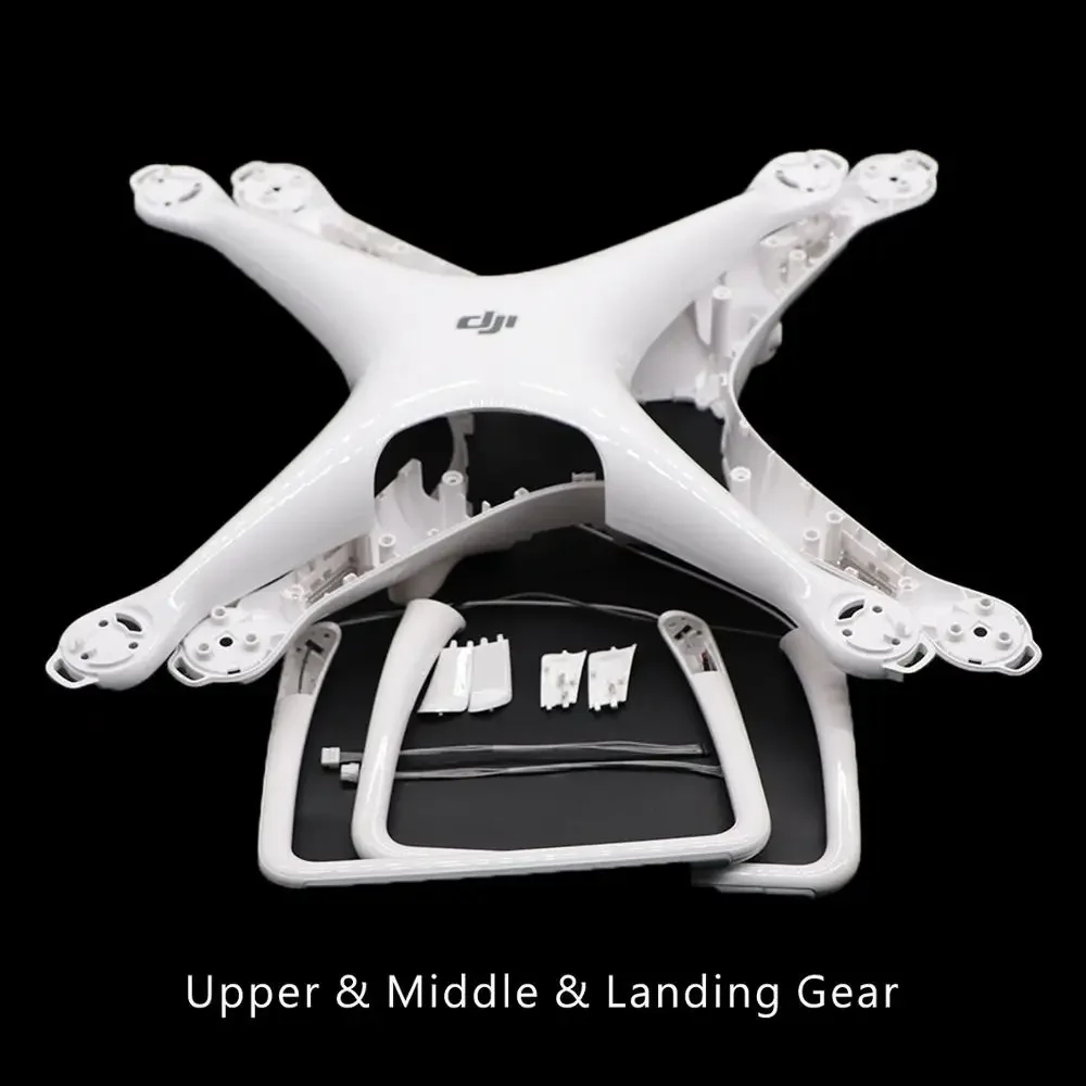 Genuine Phantom 4 Pro - Body Shell Upper Middle Cover Landing Gear Replacement for DJI Phantom 4 Pro Drone Repair