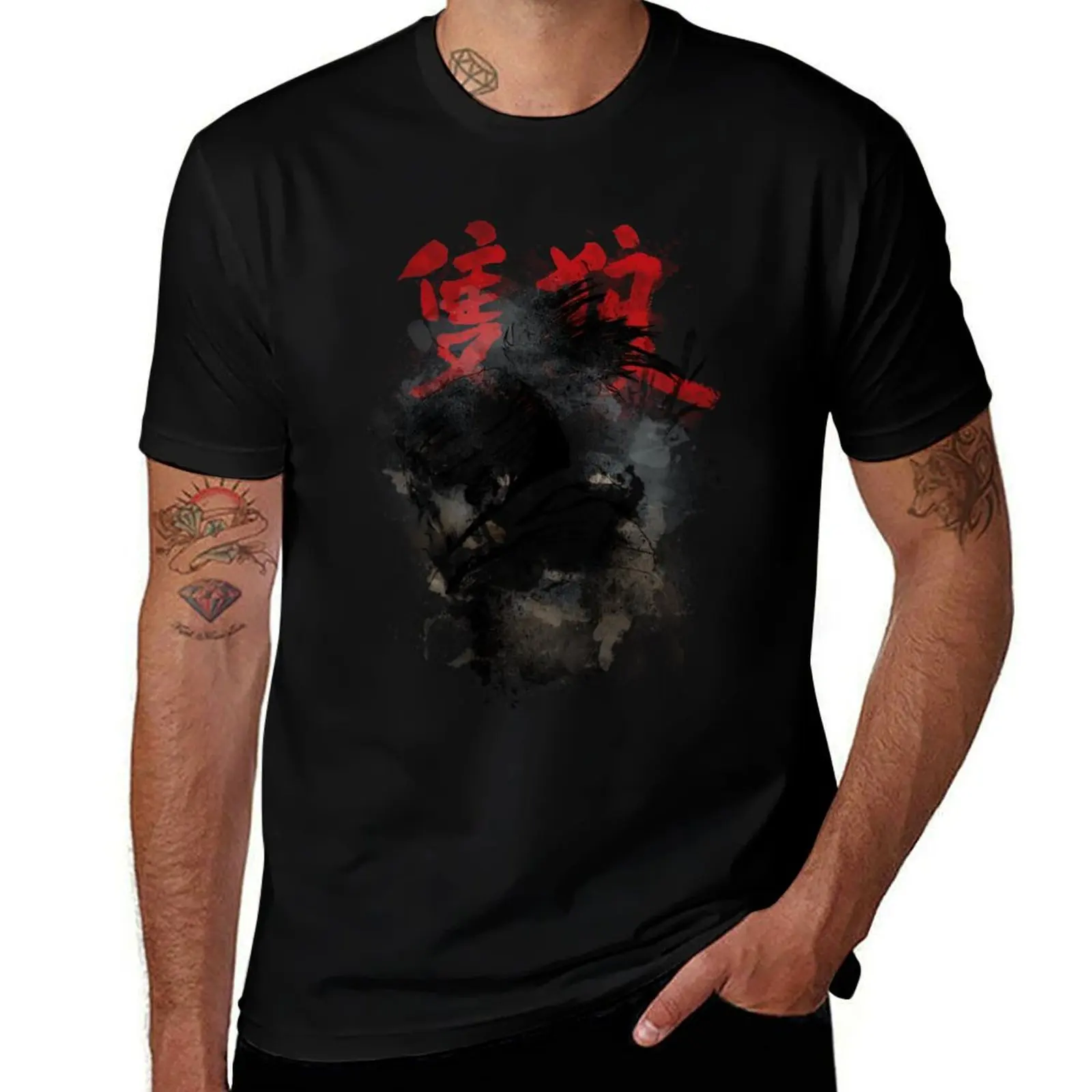 Sekiro Shinobi Spirit T-Shirt anime figures blacks basketball graphic tees cute tops men tshirt