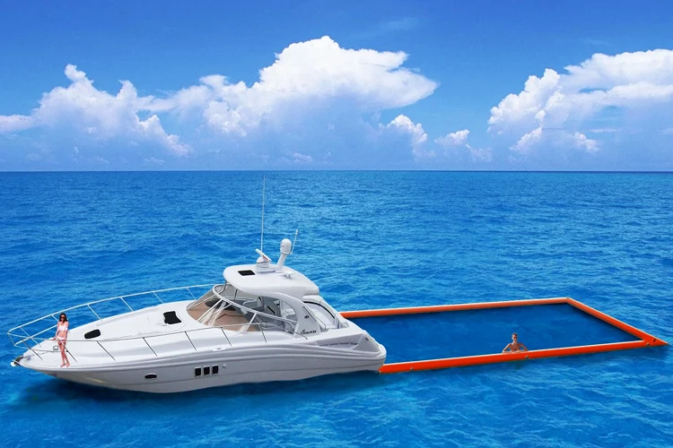 Inflatable Floating Retractable Mosquito Net Swimming Water Sea Yacht Large Pool Netpromote sales
