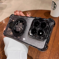 FInd X9 Pro Glitter Shockproof Magnetic Phone Case For OPPO FInd X9 X5 X3 Lite X8 X8s Reno 5 6 7 8 Pro Lite Stand Bracket Cover