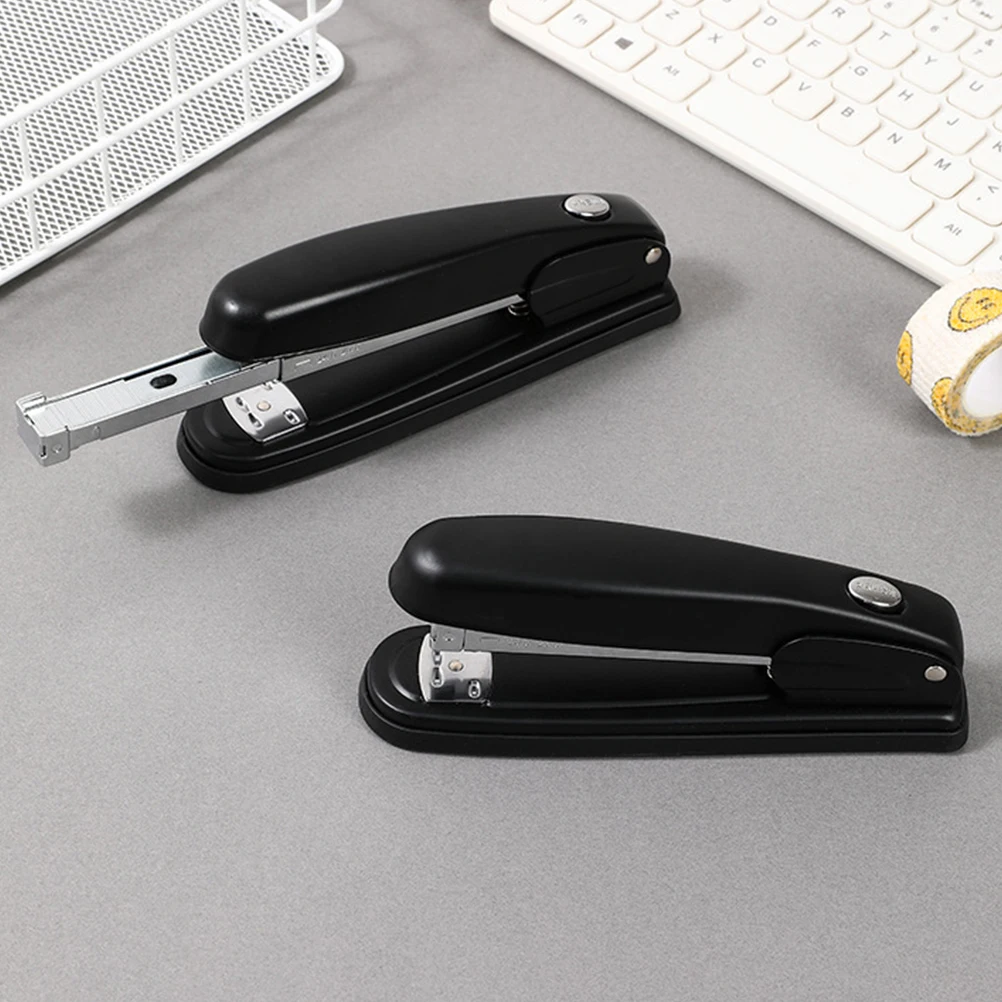 

Black Stapler Hand Held Desk Office School Portable Compact Mini Staplers For Desk Staples Long Term Practical