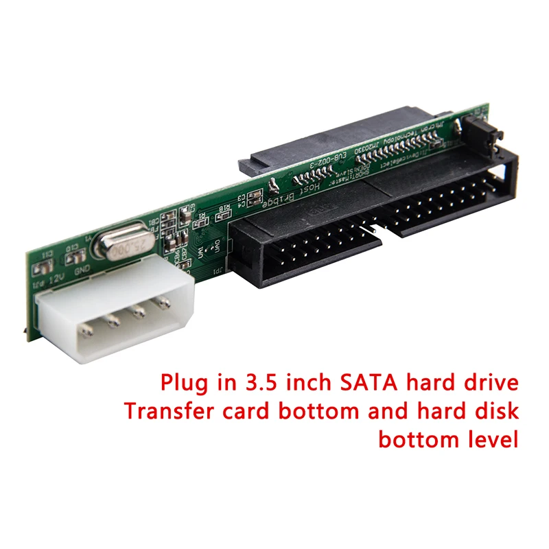 QWE-3X 7+15Pin 2.5 Sata Female To 3.5 Inch Ide Sata To Ide Adapter Converter Male 40 Pin Port For Ata 133 100 Hdd Cd