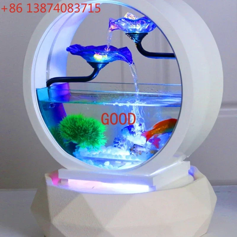 Fish Globe Landscaping Decoration Living Room Small Ecology