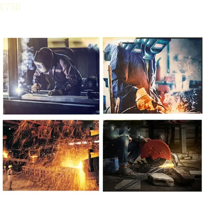 

U75B Work Gloves for Yard Construction Mechanic Leather Work Gloves Gardening Gloves