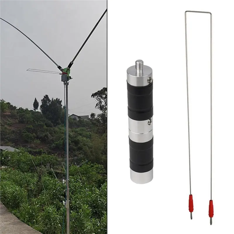 M11K-DP200 14-54Mhz V-Shaped Broadband Dipole Antenna 200W Portable Design For Shortwave, 7M Hairpin