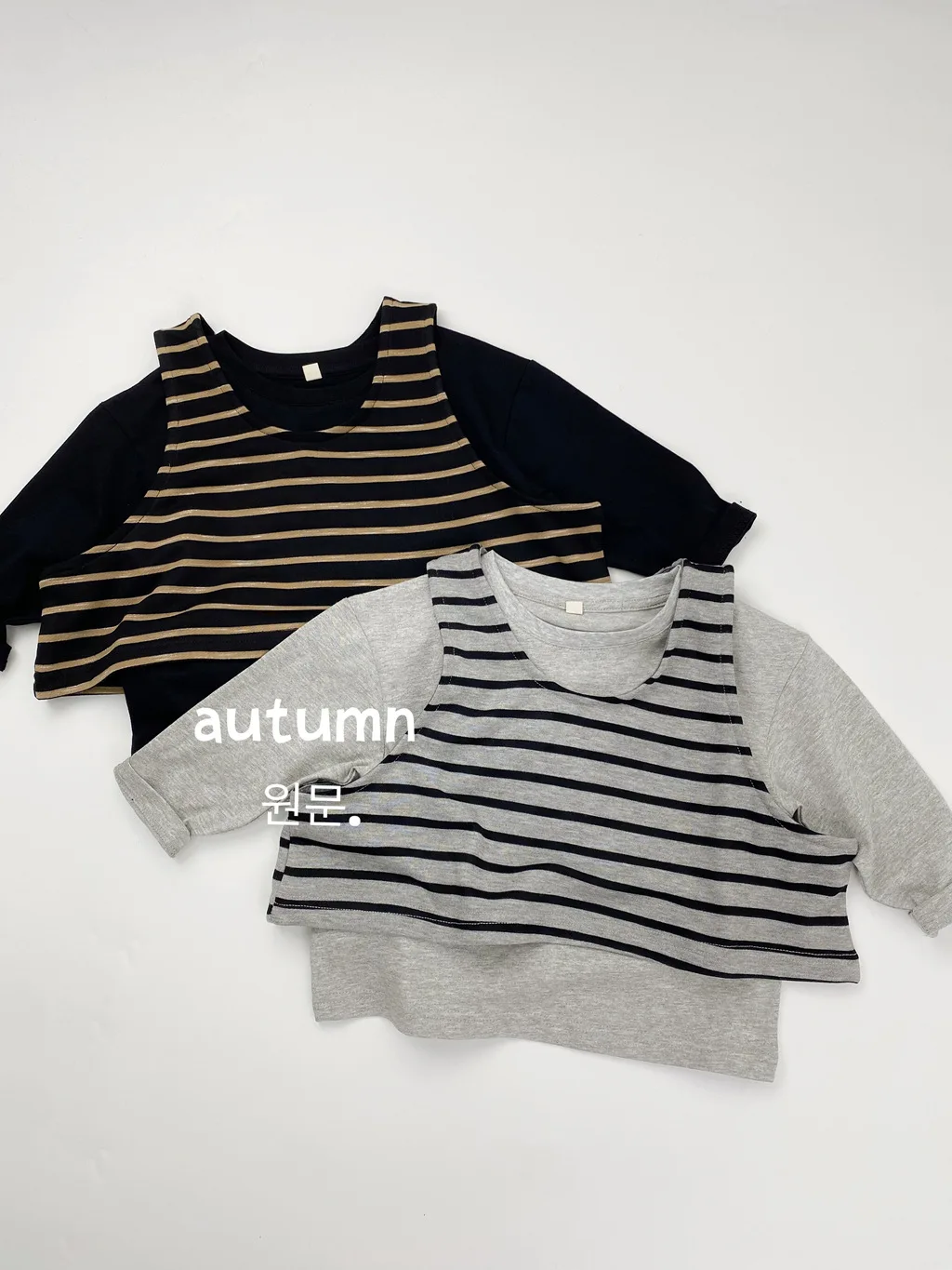 Cotton Baby Girls Versatile Pullover Tops Kids Clothes 2025 Autumn New Children Striped Vest Boys Sleeveless Casual Vest