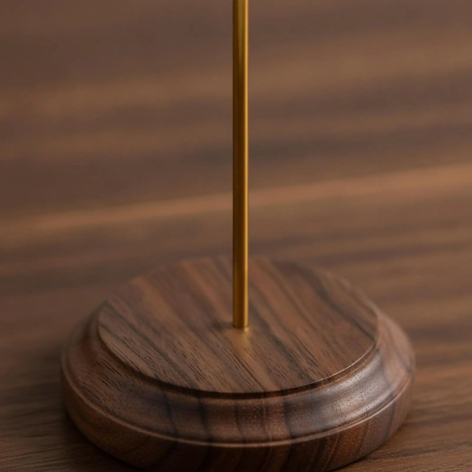 Receipt Rod Upright Ticket Rod Compact Menu Holder with Wood Base for Restaurant Counters, Reception Desks, Cashier Stations