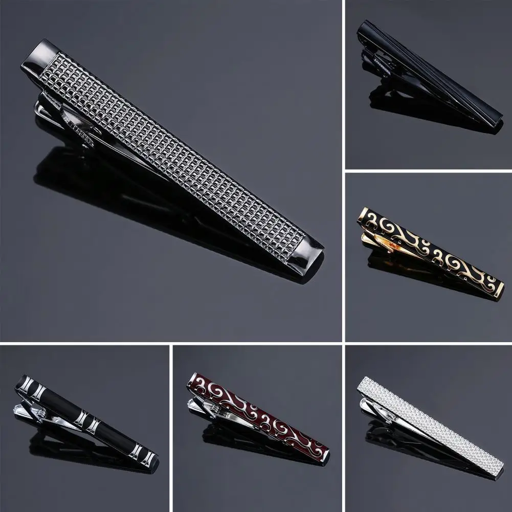 Portable  Popular Multipurpose Smooth Surface Business Tie Clamp Accessory Tie Clip Stable   for Husband