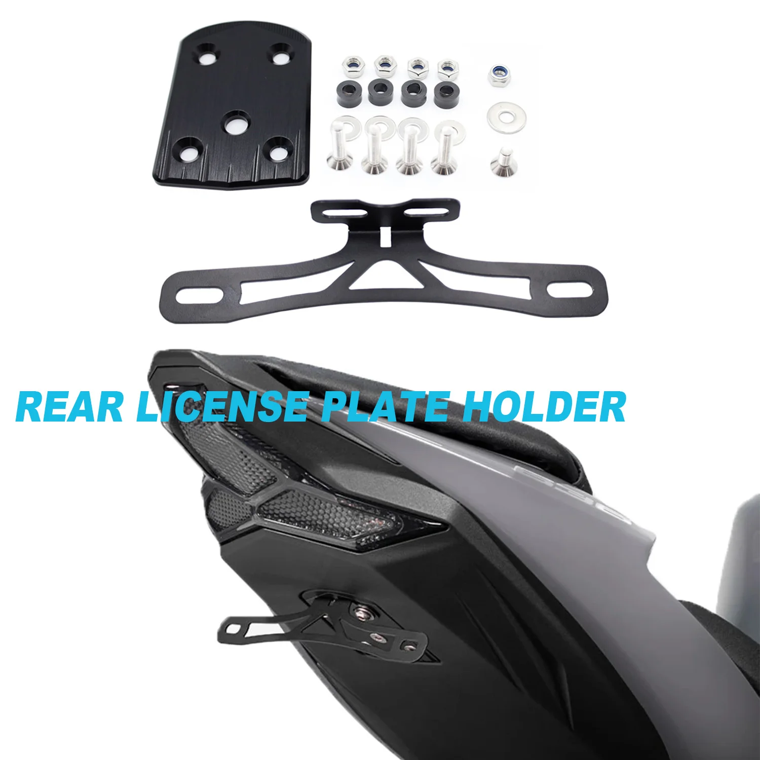 

2025 ZX6R Tail Tidy Fender Eliminator Kit For ZX6R ZX 6R ZX-6R zx6r 636 2024 2025 Registration Frame License Plate Holder