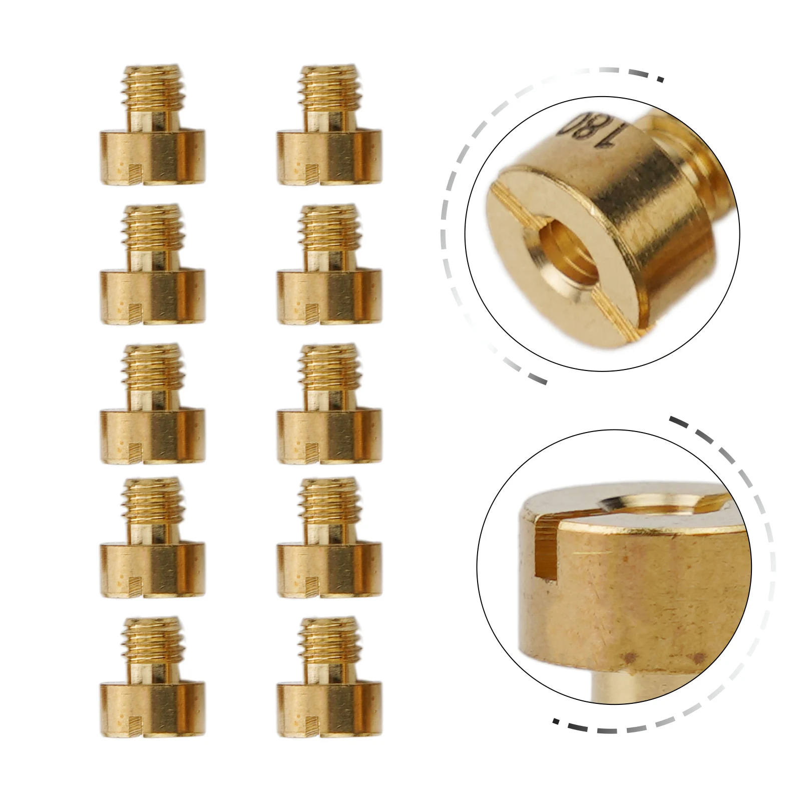 

For Mikuni Carb Main Jets for Improved Fuel Economy Sizes 155 160 170 175 180 185 190 195 200 205 10 Piece Set