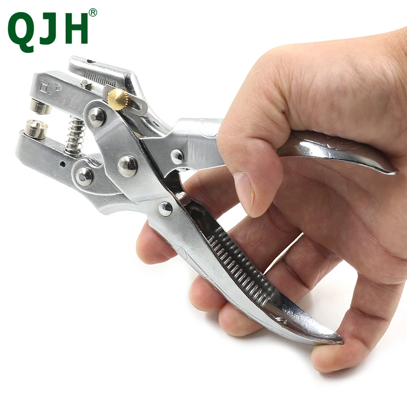 QJH 101Pcs Dual-Purpose Tool Grommet Eyelet Pliers Kit, Portable Grommet/Puncher Hand Press kit for Leather/Belt/Shoes/Cloths