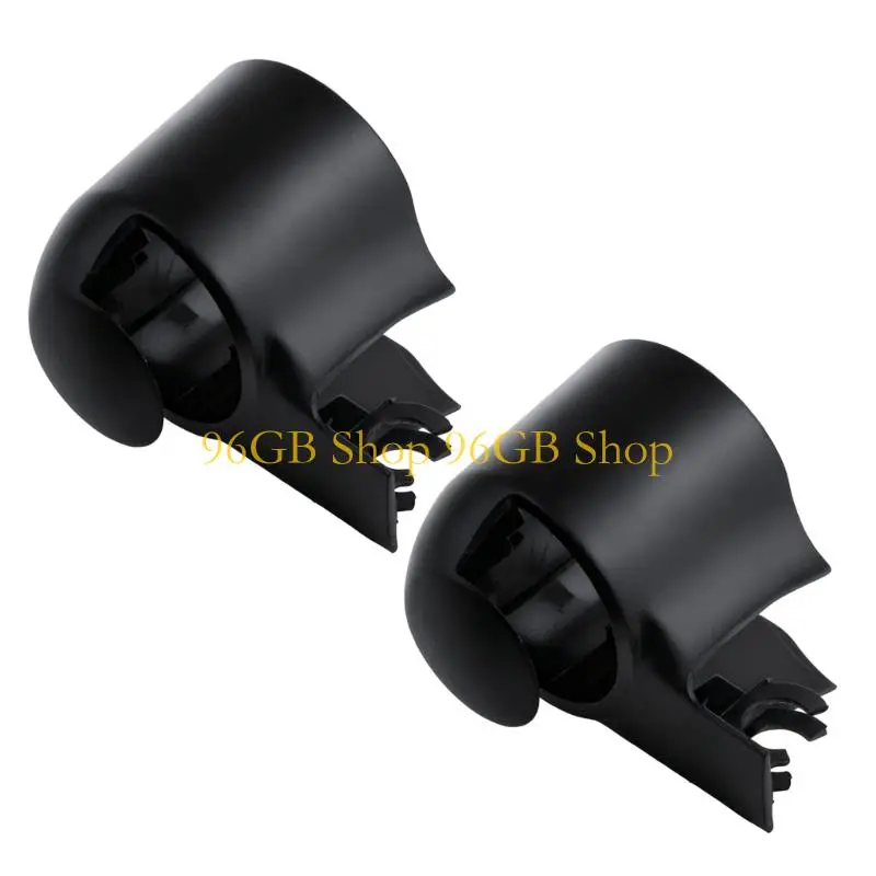 96GB Pack of 2 Easy Installation Rear Windshield Wiper Arm Nut Covers Guards Cap Long Lasting Plastic Construction 6Q6955435D