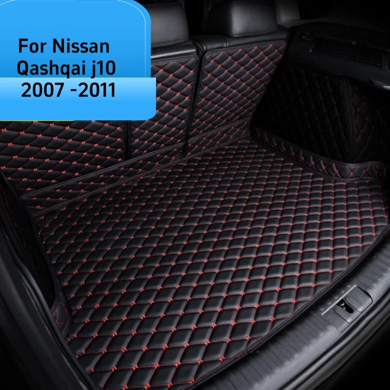

Customized For Nissan Qashqai j10 2007-2011 Full Surround Car Trunk Mat Waterproof Interior Details Carpet Car Accessories