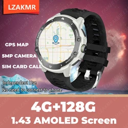 KB08 Smart watch AMOLED HD power-saving screen 128G Rom Side camera 1.43'' HD full screen 120Hz brush screen Men Smartwatch