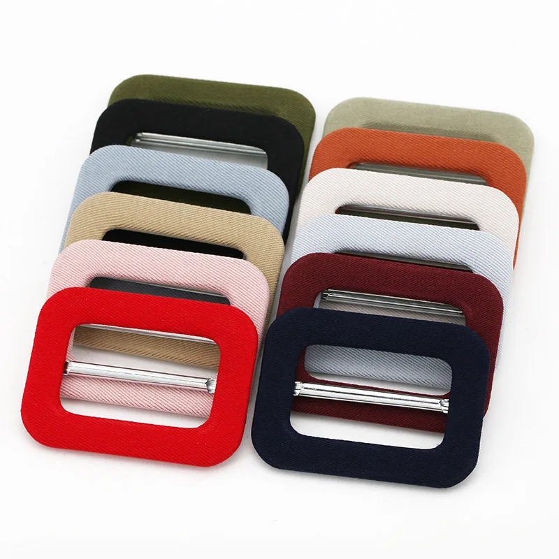 Fashionable Buckle for Coat Wrapped Metal Multi-purpose Buckle 3.5/4.5cm Inside Diameter Winter Coat Belt Buckle