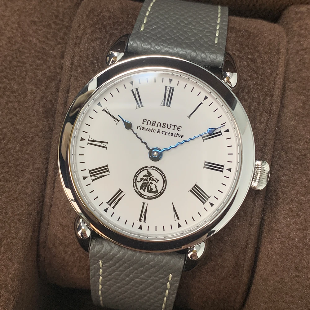 FARASUTE Men's New the Year of the Loong Watch 40mm Vintage Dragon Automatic Wristwatch Sapphire Custom Movement