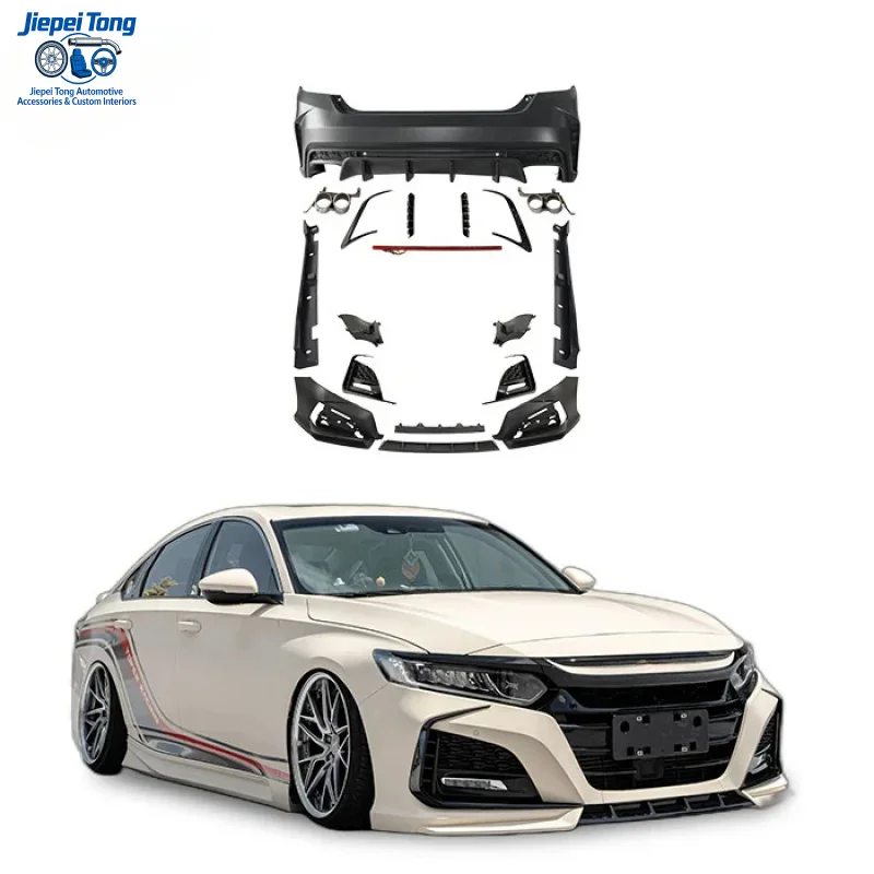 

Комплект обвесов (передний и задний бамперы, боковые юбки) для Honda Accord 2018-2022: автозапчасти, элементы кузова, аксессуары