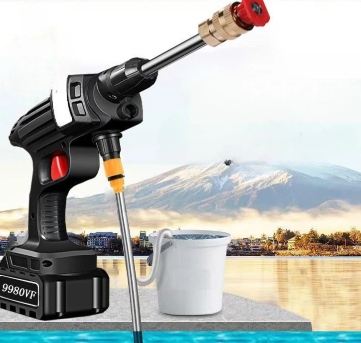 

High pressure car washing machine Household portable car washing artifact Multifunctional cleaning tool