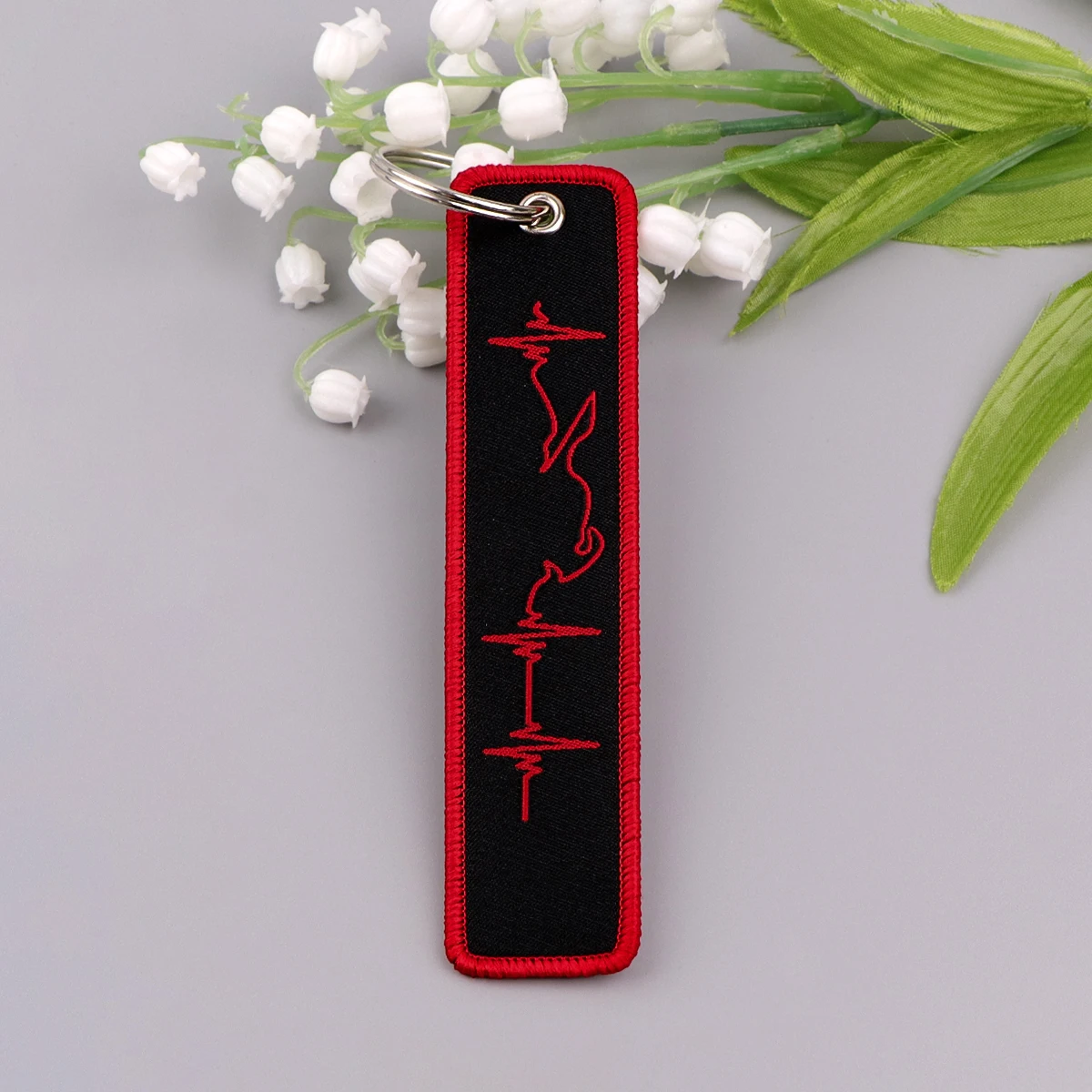 Aviation Keychain for Motorcycle Cartoon Key Chain for Women Men Gifts and Cars Embroidery Key Tags Fashion Jewelry Gift view 2